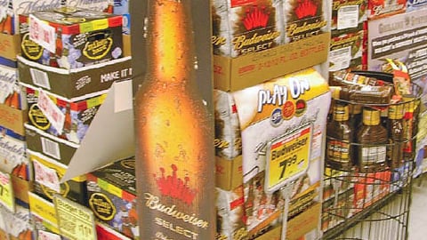 Budweiser Select Floorstand