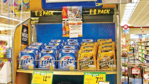 Miller Cub Foods Endcap