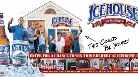 Icehouse Brewery Contest Banner