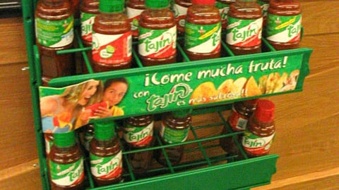 Tajin Cooler Display