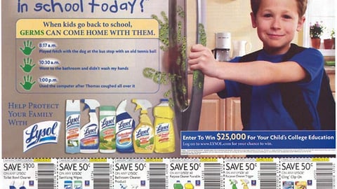 Lysol Sweepstakes FSI