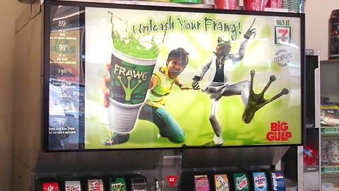 7-Eleven Frawg Translite