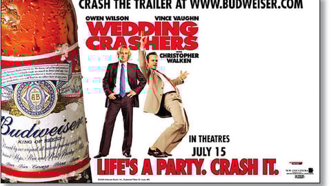 Budweiser 'Wedding Crashers' Banner