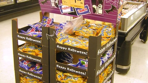Nestle Halloween Display
