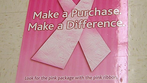 Quilted Northern Komen Foundation Floor Cling