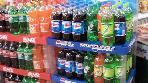 Coke, Pepsi Floorstands