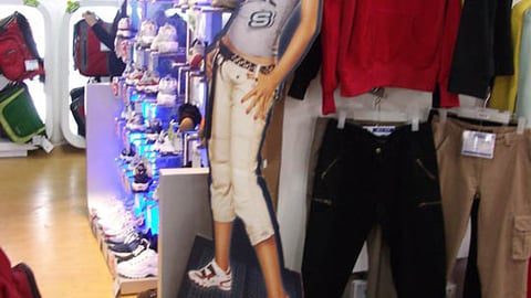 Skechers Christina Aguilera Standee