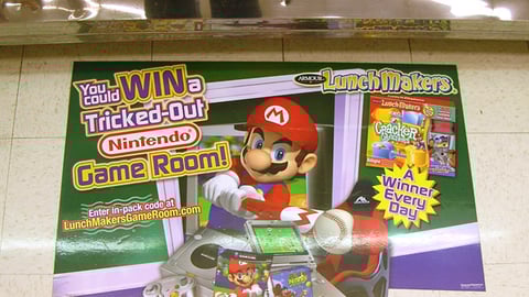 LunchMakers Nintendo Game Room Floor Cling