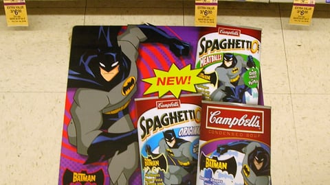 Campbell's 'Batman' Floor Cling