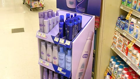 Unilever Thermasilk/Finesse Floorstand