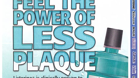 Pfizer Listerine FSI