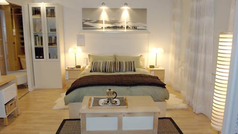 IKEA Bedroom Vignette