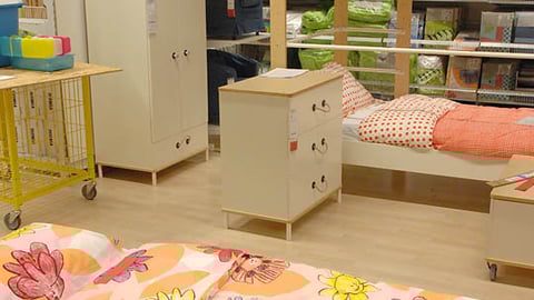 IKEA Bedroom Vignette