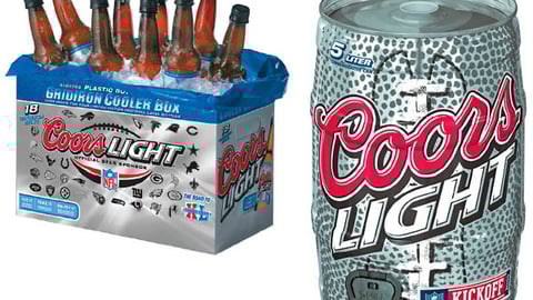 Coors Light Gridiron Displays