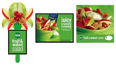 McDonald's Fruit & Walnut Salad Displays