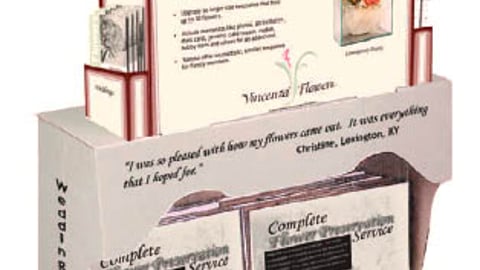 Vincenza "Save Your Flowers" Floorstand