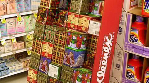 Kleenex Tissue Holiday Floorstand