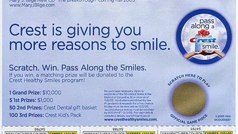 Crest Instant-Win Game FSI