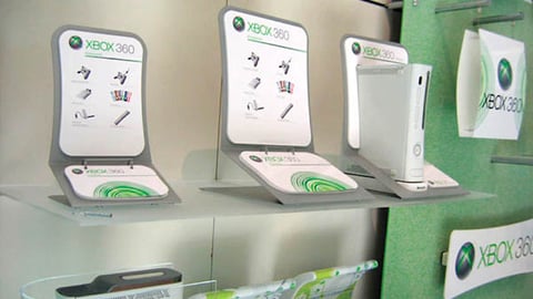 Xbox 360 Countertop Displays