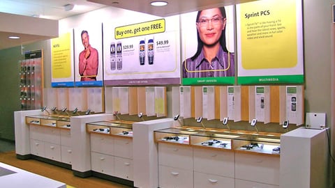 Sprint Store Interior