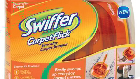 Swiffer Carpet Flick Packaging