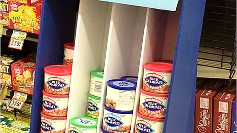 Blue Diamond 'Nuttiest Play' Sweeps Floorstand