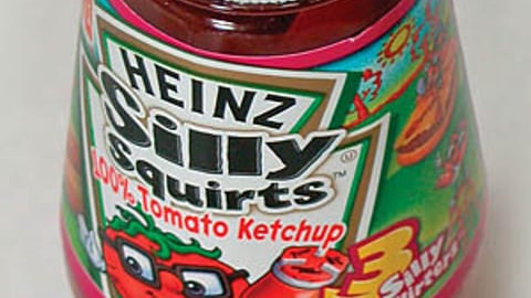 Heinz Silly Squirts Ketchup Packaging