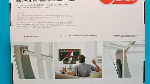 Terk HDTV Antenna Package Back