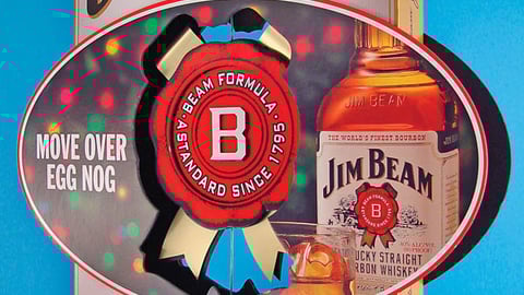 Jim Beam Holiday Motion Pole Topper