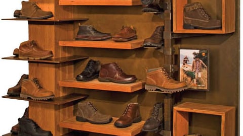 Timberland Floor Display