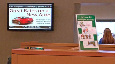 Credit Union Digital Signage