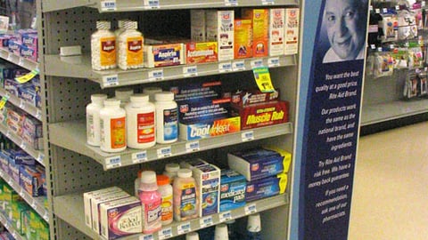 Rite Aid Private Label Endcap