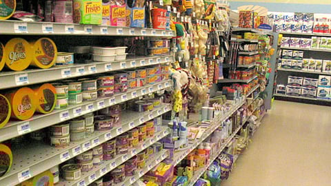 Rite Aid Pet Food Aisle
