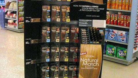 L'Oreal Natural Match Floor Display