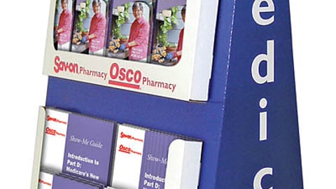 Albertsons Medicare Plan Information Floorstand