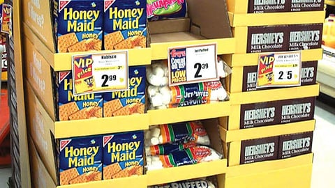 Kraft/Hershey's S'more Fun Cross Merchandiser