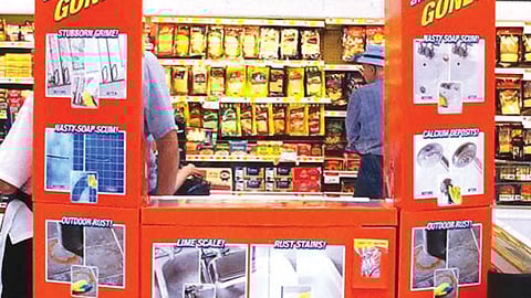 Easy-Off Bam Demonstration Kiosk