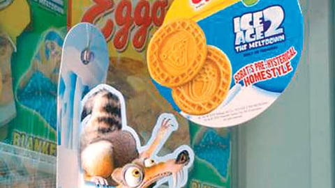 Kellogg's Eggo 'Ice Age 2' Cooler Display