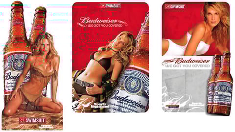 Budweiser 'SI' Swimsuit Displays