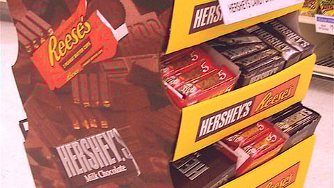 Hershey's "Taste and Believe" Floorstand