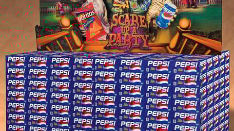 Pepsi/Frito-Lay Halloween Case Stack