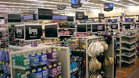 Wal-Mart Overhead Signage