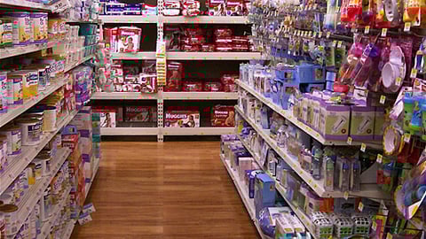 Wal-Mart Baby Aisle