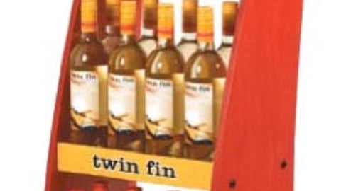 Twin Fin Wine Rack
