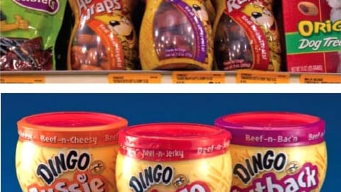 Dingo Pet Treats Packaging