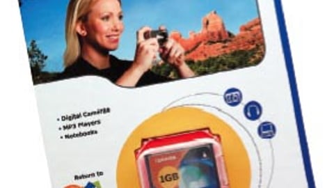 Toshiba Flash Card Packaging