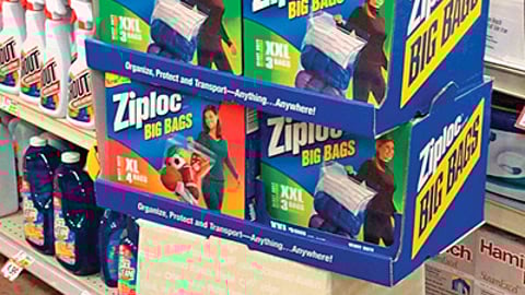Ziploc Big Bags Floorstand