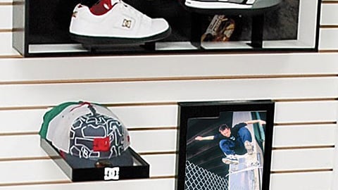 DC Shoes Slatwall Displays