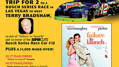 Supercuts 'Failure to Launch' Sweeps Graphics