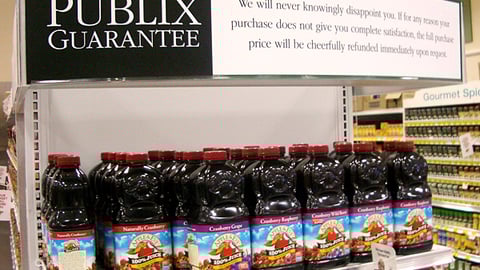 Publix Guarantee Endcap Signage